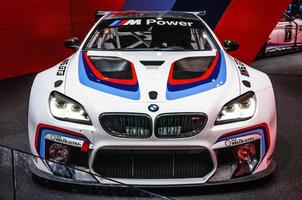 frankfurt - september 2015 bmw m6 gt3 auf der iaa international vorgestellt foto