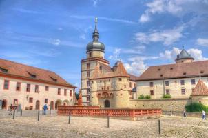 scherenbergtor in der festung schloss marienberg, würzburg, bayern foto