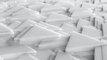weißer 3D-Hintergrund abstrakte Dreieckmusterbeschaffenheit foto
