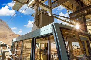 Israel-Panoramablick von der Standseilbahn zur Festung Negev Masada im Nationalpark foto