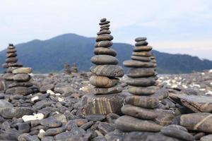 Kiesel auf Insel, Lipe Island, Thailand foto