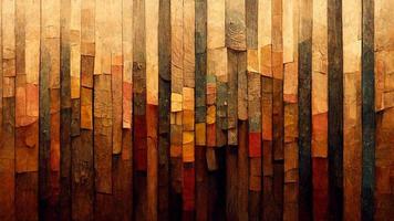 3D-Darstellung Holzstruktur Hintergrund. Hintergrund aus Holzbohlen, Holzoberflächenstruktur Hintergrund.