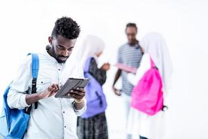 junger afrikanischer Student foto