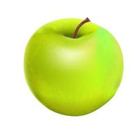 süßer leckerer Apfel. Illustration foto