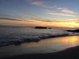 Sonnenuntergang am Meer foto