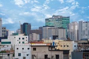 Wohnungslandschaft in Seoul, Korea foto