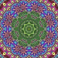 buntes Mandala Blumenmuster Boho symmetrisch 185 foto