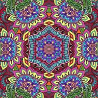 buntes Mandala Blumenmuster Boho symmetrisch 43 foto