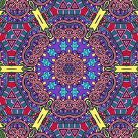 buntes Mandala Blumenmuster Boho symmetrisch 679 foto