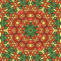 buntes Mandala Blumenmuster Boho symmetrisch 433 foto