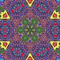 buntes Mandala Blumenmuster Boho symmetrisch 655 foto