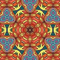 buntes Mandala Blumenmuster Boho symmetrisch 743 foto