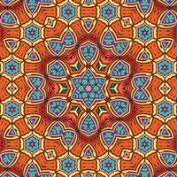 buntes Mandala Blumenmuster Boho symmetrisch 875 foto
