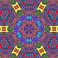 buntes Mandala Blumenmuster Boho symmetrisch 652 foto