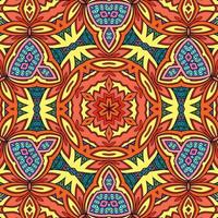 buntes Mandala Blumenmuster Boho symmetrisch 784 foto