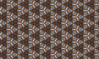 mehrfarbiges Mosaikmuster-Kaleidoskop. Hintergrund, Textur. hochwertige Abbildung foto