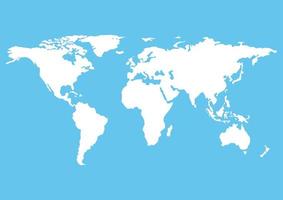 Karte der Welt in einzelne Länder