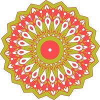 bunte Mandalas. dekorative runde Verzierung. isoliert auf weißem Hintergrund. arabische, indische, osmanische Motive. für Karten, Einladungen foto