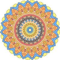 Mandala-Hintergrund mit tollen Farben foto