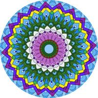 abstrakte bunte Mandala-Hintergrund foto
