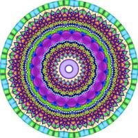 Mandala-Hintergrund mit tollen Farben. ungewöhnliche Blütenform. orientalisch., Anti-Stress-Therapiemuster. Designelemente weben foto