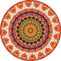 Blumen-Mandala. vintage dekorative elemente. orientalisches Muster, . Illustration. Malbuch Seite foto