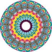 abstraktes Blumenornament für Druck und Dekoration. süßes mandala für stoff- und textildesign foto