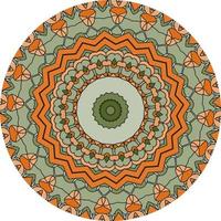 Mandala-Hintergrund mit tollen Farben. buntes mandala mit floralen formen foto