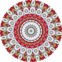 Mandala-Hintergrund mit tollen Farben. Anti-Stress-Therapiemuster foto
