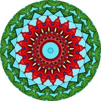 Mandala-Hintergrund mit tollen Farben. ungewöhnliche Blütenform. orientalisch., Anti-Stress-Therapiemuster. Designelemente weben foto