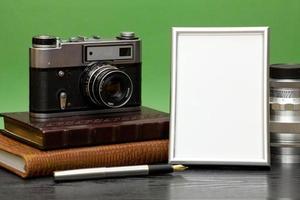 Vintage Kamera und Foto