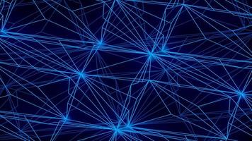 modernes Neuronennetzwerk futuristische digitale Technologie blaue Hintergrundbild foto