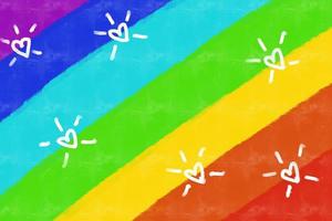 lgbt-gemeinschaftssymbol in regenbogenfarben. abstrakte Malerei Hintergrund. Aquarell Regenbogen. hintergrund in den farben der lgbt-flagge. foto