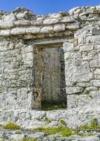 Antike Ruinen von Tulum Maya-Stätte Tempel Pyramiden Artefakte Meereslandschaft Mexiko. foto