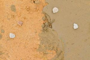 Sand auf Metalloberfläche. abstrakte industrielle Hintergrundtextur foto