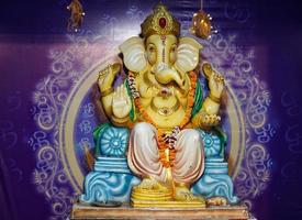 indischer Gott Lord Ganesha Bild HD. foto