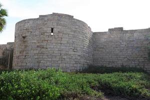 caesarea israel 21. november 2019. die ruinen einer antiken stadt am mittelmeer in israel. foto