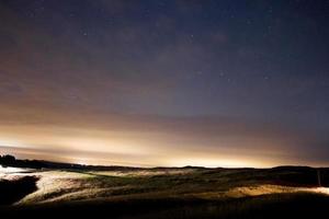 Sterne am Nachthimmel, Perseid Meteorschauer 2015 Burton Dassett foto