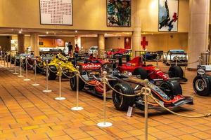 fontvieille, monaco - juni 2017 formel 1 f1 in monaco top cars collection museum foto