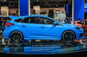 frankfurt - september 2015 ford focus rs auf der iaa internatio vorgestellt foto