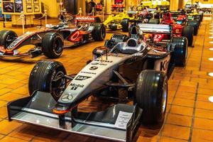 fontvieille, monaco - juni 2017 silber mclaren mp4-19 f1 2004 in foto