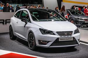 frankfurt - september 2015 seat ibiza sc cupra präsentiert auf der iaa inte foto