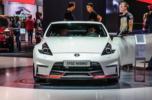 frankfurt - sept 2015 nissan 370z nismo präsentiert auf der iaa intern foto