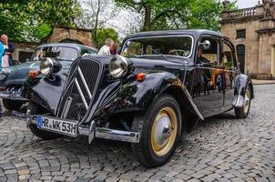 Fulda, Deutschland - Mai 2013 Citroen Traction Avant Luxus Retro c foto