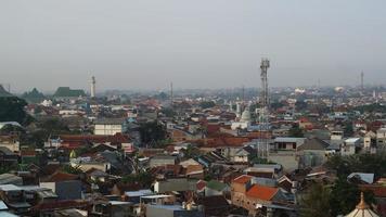 Morgenstimmung in der Stadt Malang foto