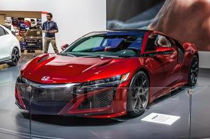 frankfurt - sept 2015 honda nsx concept präsentiert auf der iaa intern foto