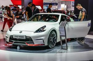 frankfurt - sept 2015 nissan 370z nismo präsentiert auf der iaa intern foto