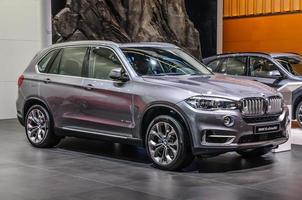 frankfurt - september 2015 bmw x5 xdrive30d auf der iaa interna vorgestellt foto