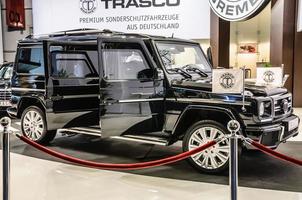 frankfurt - september 2015 trasco premium suv mercedes-benz amg g 63 foto