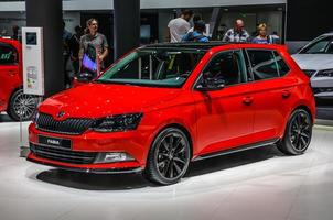 frankfurt - september 2015 skoda fabia combi auf der iaa intern foto